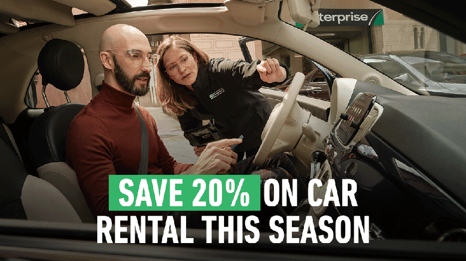 Here for the Getaway with 20% Off